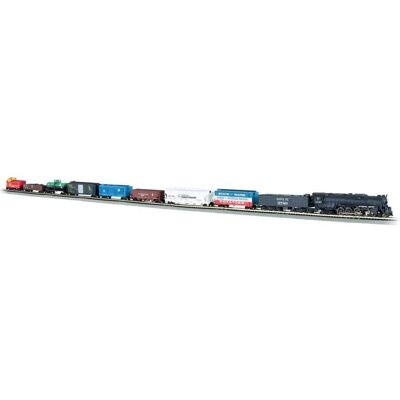 Bachmann - Trains N Scale Empire Builder Ready To Run Electric Locomotive Train Set Bachmann - Trains N Scale Empire Builder Ready To Run Electric Locomotive Train Set