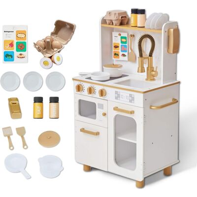 Teamson Kids - Small Play Kitchen with 16 Accessories Teamson Kids - Small Play Kitchen with 16 Accessories