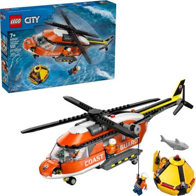 Lego - City Coast Guard Helicopter Toy for Kids 60503 Lego - City Coast Guard Helicopter Toy for Kids 60503