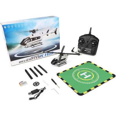 Topteng - WLtoys K160 RC Helicopter - EC-145 Scale Model, 4CH 2.4Ghz with Brushless Motor & 6-Axis Gyro,Ready-to-Fly for Beginners - Gray Topteng - WLtoys K160 RC Helicopter - EC-145 Scale Model, 4CH 2.4Ghz with Brushless Motor & 6-Axis Gyro,Ready-to-Fly for Beginners - Gray