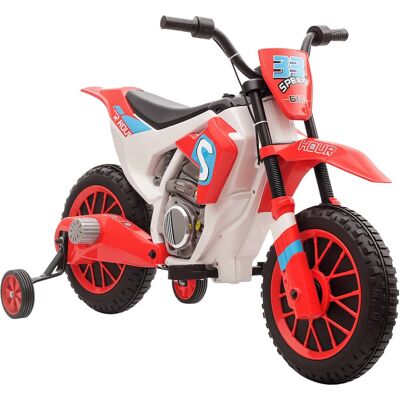 Aosom - 12V Kids Motorcycle, Electric Motor Bike, Battery-Powered Ride-On Toy with Charging Battery, Training Wheels Aosom - 12V Kids Motorcycle, Electric Motor Bike, Battery-Powered Ride-On Toy with Charging Battery, Training Wheels