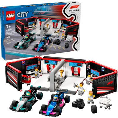 Lego - City F1 Garage & Mercedes-AMG & Alpine Cars Toy 60444 Lego - City F1 Garage & Mercedes-AMG & Alpine Cars Toy 60444