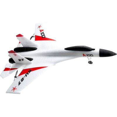 VEVOR - RC Plane, 2.4GHZ 4 Channel Remote Control Airplane with 6-Axis Gyro Stabilizer, Ready to Fly Fighter Aircraft Plane Toy - White VEVOR - RC Plane, 2.4GHZ 4 Channel Remote Control Airplane with 6-Axis Gyro Stabilizer, Ready to Fly Fighter Aircraft Plane Toy - White