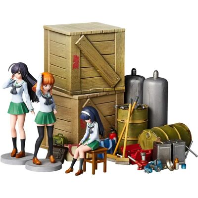 PopMarket - Girld und Panzer - ARTPLA - Last Chapter Garage Plastic Model Kit Set B - COLLECTIBLES - Multicolor PopMarket - Girld und Panzer - ARTPLA - Last Chapter Garage Plastic Model Kit Set B - COLLECTIBLES - Multicolor