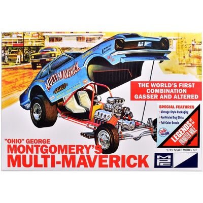 Skill 2 Model Kit "Ohio" George Montgomery's Multi Maverick Funny Car 1/25 Scale Plastic Model by MPC Skill 2 Model Kit "Ohio" George Montgomery's Multi Maverick Funny Car 1/25 Scale Plastic Model by MPC