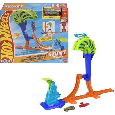 Mattel - Hot Wheels Stunt Tracks Power Launch Champion - COLLECTIBLES - Multicolor Mattel - Hot Wheels Stunt Tracks Power Launch Champion - COLLECTIBLES - Multicolor
