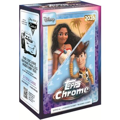 2026 Topps Chrome Disney Blaster Box 2026 Topps Chrome Disney Blaster Box