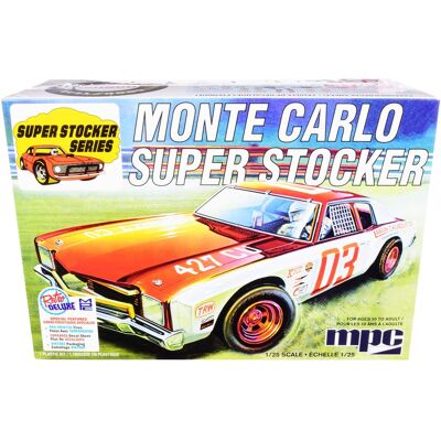 Skill 2 Model Kit 1971 Chevrolet Monte Carlo Super Stocker 1/25 Scale Model by MPC Skill 2 Model Kit 1971 Chevrolet Monte Carlo Super Stocker 1/25 Scale Model by MPC