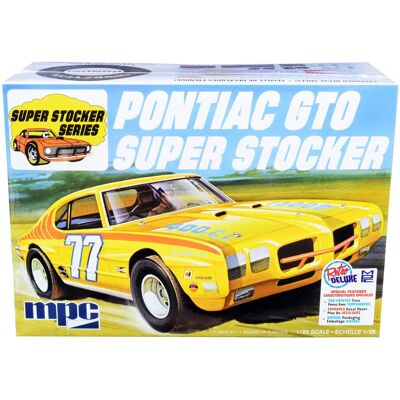 Skill 2 Model Kit 1970 Pontiac GTO Super Stocker 1/25 Scale Model by MPC Skill 2 Model Kit 1970 Pontiac GTO Super Stocker 1/25 Scale Model by MPC