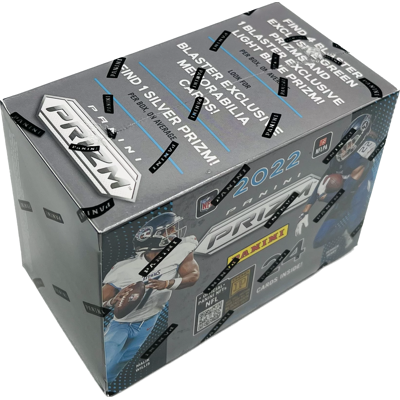 2022 Panini Prizm Football 6-Pack Blaster Box (Green & Light Blue Prizms!) 2022 Panini Prizm Football 6-Pack Blaster Box (Green & Light Blue Prizms!)