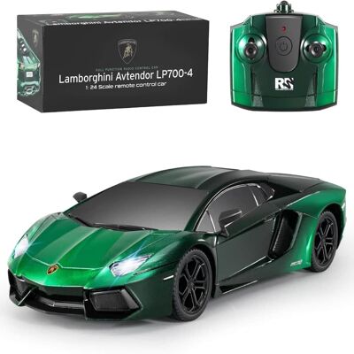 Loheer - RC Car 1:24 Scale Lambo Toy Fast Remote Control Car LP700 Race Model 3.7V 500mAh Birthday Gifts for Boys 8-12 Loheer - RC Car 1:24 Scale Lambo Toy Fast Remote Control Car LP700 Race Model 3.7V 500mAh Birthday Gifts for Boys 8-12