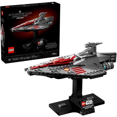 Lego - Star Wars Acclamator-Class Assault Ship Buildable Spaceship Toy Model 75404 Lego - Star Wars Acclamator-Class Assault Ship Buildable Spaceship Toy Model 75404