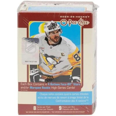 2025-26 Upper Deck O-Pee-Chee Hockey 9-Pack Blaster Box 2025-26 Upper Deck O-Pee-Chee Hockey 9-Pack Blaster Box