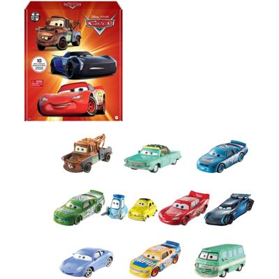 Disney - Pixar Cars 1:55 Scale Collectible Die-Cast Vehicles, 10 Pack Disney - Pixar Cars 1:55 Scale Collectible Die-Cast Vehicles, 10 Pack