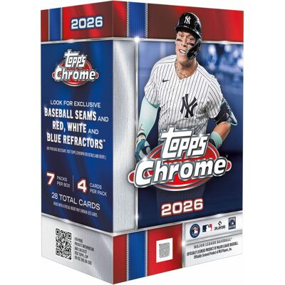 2026 Topps Chrome Baseball Blaster Box 2026 Topps Chrome Baseball Blaster Box