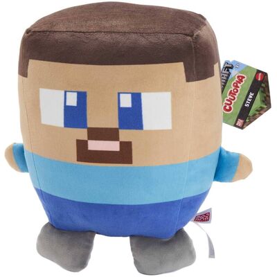 Mattel - Minecraft Cuutopia 10-Inch Steve Plush Pillow Toy Mattel - Minecraft Cuutopia 10-Inch Steve Plush Pillow Toy