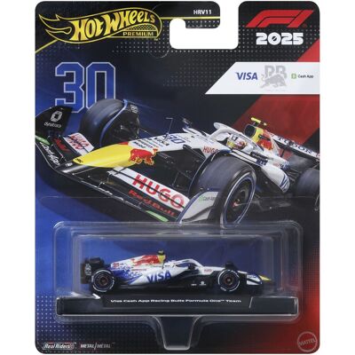 Mattel - Hot Wheels Premium Visa Cash App Racing Bulls Formula 1 Team #30 - COLLECTIBLES - Multicolor Mattel - Hot Wheels Premium Visa Cash App Racing Bulls Formula 1 Team #30 - COLLECTIBLES - Multicolor