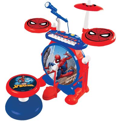 Lexibook - Spider-Man My Rock Band Electronic Luminous Drums Set with Seat Lexibook - Spider-Man My Rock Band Electronic Luminous Drums Set with Seat