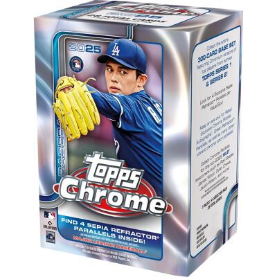 2025 Topps Chrome Baseball Blaster Box 2025 Topps Chrome Baseball Blaster Box