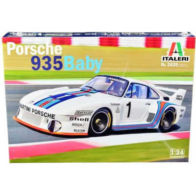 Skill 3 Model Kit Porsche 935 Baby 1/24 Scale Model by Italeri Skill 3 Model Kit Porsche 935 Baby 1/24 Scale Model by Italeri
