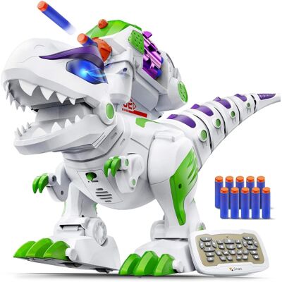 Ruko - 8809 Remote Control Robot Dinosaur Toy for Kids,Large Rechargeable Remote Control T-Rex,Gifts for Boys & Girls - Green Ruko - 8809 Remote Control Robot Dinosaur Toy for Kids,Large Rechargeable Remote Control T-Rex,Gifts for Boys & Girls - Green