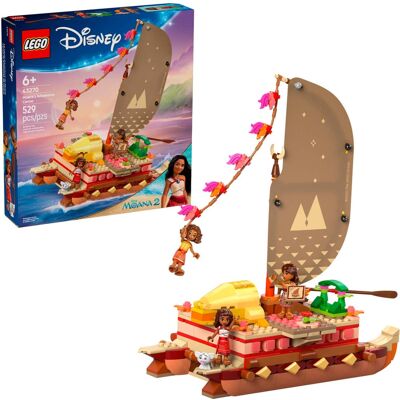 Lego - Disney Moana’s Adventure Canoe Fantasy Toy Boat Building Set 43270 Lego - Disney Moana’s Adventure Canoe Fantasy Toy Boat Building Set 43270