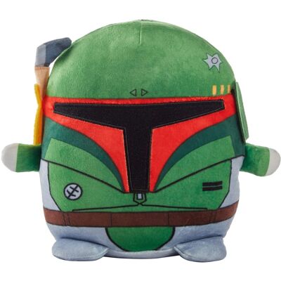 Mattel - Star Wars Cuutopia 10-inch Boba Fett Plush, Soft Rounded Pillow Doll - Brown Mattel - Star Wars Cuutopia 10-inch Boba Fett Plush, Soft Rounded Pillow Doll - Brown