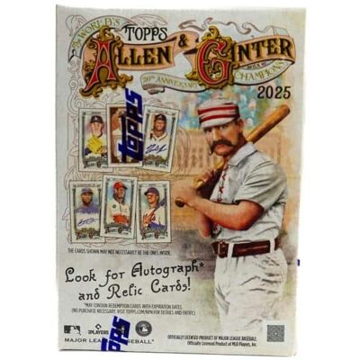 Topps - 2025 Allen & Ginter Baseball 8-Pack Blaster Value Box Topps - 2025 Allen & Ginter Baseball 8-Pack Blaster Value Box