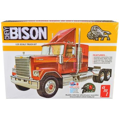 Skill 3 Model Kit Chevrolet Bison Truck Tractor 1/25 Scale Model by AMT Skill 3 Model Kit Chevrolet Bison Truck Tractor 1/25 Scale Model by AMT