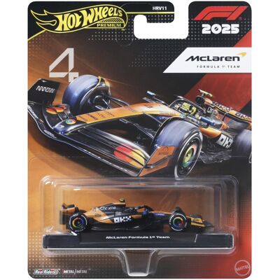 Mattel - Hot Wheels Premium McLaren Formula 1 Team #4 - COLLECTIBLES - Multicolor Mattel - Hot Wheels Premium McLaren Formula 1 Team #4 - COLLECTIBLES - Multicolor