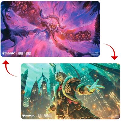 Ultra PRO - Magic: The Gathering Final Fantasy Emet-Selch, Unsundered/Hades, Sorcerer of Eld Double-Sided Playmat Ultra PRO - Magic: The Gathering Final Fantasy Emet-Selch, Unsundered/Hades, Sorcerer of Eld Double-Sided Playmat