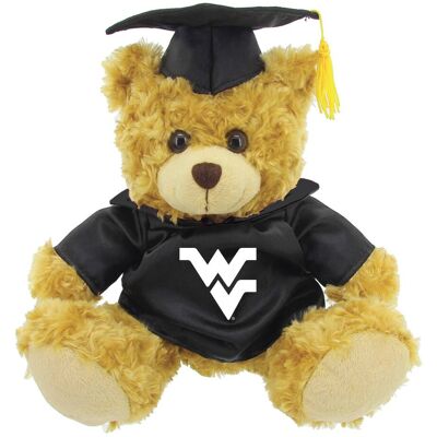 Jardine - /Brown West Virginia Mountaineers 12'' Graduation Plush Bear - Navy Jardine - /Brown West Virginia Mountaineers 12'' Graduation Plush Bear - Navy