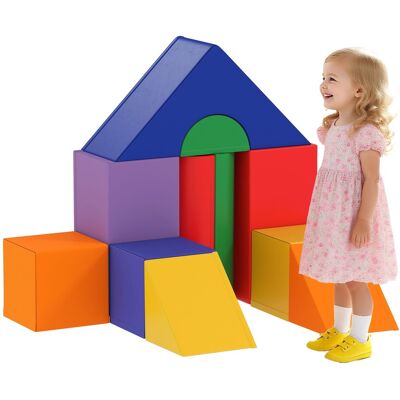 Soozier - Foam Climbing Blocks, 11-Piece Baby Soft Foam Play Set, Climb and Crawl Activity Playset, 1-3 Years Old Soozier - Foam Climbing Blocks, 11-Piece Baby Soft Foam Play Set, Climb and Crawl Activity Playset, 1-3 Years Old
