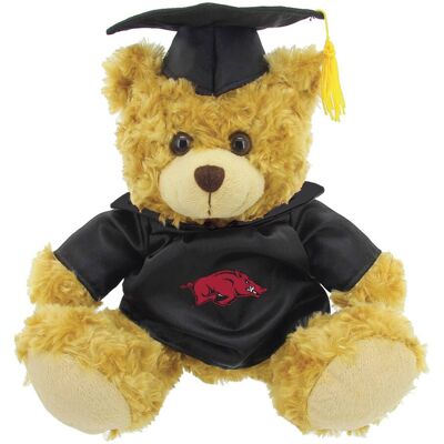 Jardine - /Brown Arkansas Razorbacks 12'' Graduation Plush Bear - Black Jardine - /Brown Arkansas Razorbacks 12'' Graduation Plush Bear - Black