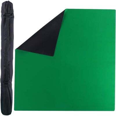 GSE Games & Sports Expert - 32"x32" Rubber Anti-Slip Playmat with Carrying Bag for Mahjong, Dominoes, Board Game - Blue - Green GSE Games & Sports Expert - 32"x32" Rubber Anti-Slip Playmat with Carrying Bag for Mahjong, Dominoes, Board Game - Blue - Green