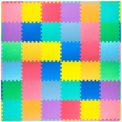 ProSource - ProsourceFit Kids Solid Floor Play Mat 3/8-in, 36 sf - Assorted ProSource - ProsourceFit Kids Solid Floor Play Mat 3/8-in, 36 sf - Assorted
