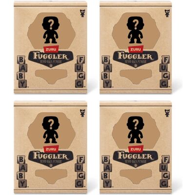 Set of 4 Zuru Fuggler Baby Fugg 3.5 Inch Plush Toy Mystery Random Assortment - Black Set of 4 Zuru Fuggler Baby Fugg 3.5 Inch Plush Toy Mystery Random Assortment - Black