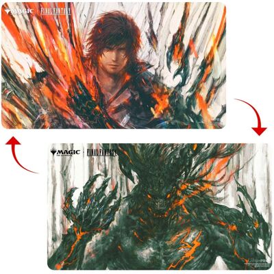 Ultra PRO - Magic: The Gathering Final Fantasy Clive, Ifrit's Dominant/Ifrit, Warden of Inferno Double-Sided Playmat Ultra PRO - Magic: The Gathering Final Fantasy Clive, Ifrit's Dominant/Ifrit, Warden of Inferno Double-Sided Playmat