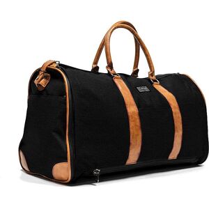 PKG - Rosedale 41L Recycled Garment Duffle Bag - Black/Tan PKG - Rosedale 41L Recycled Garment Duffle Bag - Black/Tan