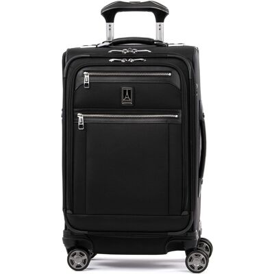 Travelpro - Platinum Elite Softside Expandable 21" Carry On Spinner - Shadow Black Travelpro - Platinum Elite Softside Expandable 21" Carry On Spinner - Shadow Black