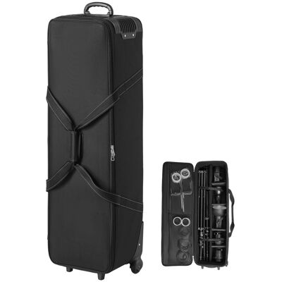 VEVOR - Studio Equipment Trolley Case, 46.46 x 14.57 x 11.81 in / 118 x 37 x 30 cm, Rolling Camera Bag - Black VEVOR - Studio Equipment Trolley Case, 46.46 x 14.57 x 11.81 in / 118 x 37 x 30 cm, Rolling Camera Bag - Black