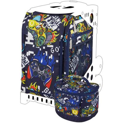 Zuca - Game Time Sport Insert Bag with Matching Lunchbox - Blue Zuca - Game Time Sport Insert Bag with Matching Lunchbox - Blue