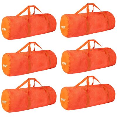 GSE Games & Sports Expert - Large Mesh Sports Equipment Duffel Bag, Scuba Bag with Zipper for Diving Equipment,Gym Gear(,6 Pack) - Orange GSE Games & Sports Expert - Large Mesh Sports Equipment Duffel Bag, Scuba Bag with Zipper for Diving Equipment,Gym Gear(,6 Pack) - Orange