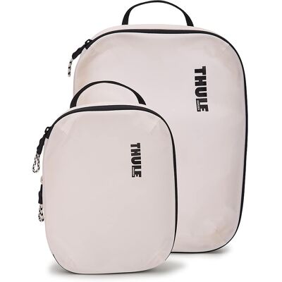 Thule - Compression Packing Cube Garment Bag 2-Piece Set - White Thule - Compression Packing Cube Garment Bag 2-Piece Set - White