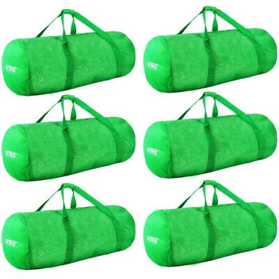 GSE Games & Sports Expert - Large Mesh Sports Equipment Duffel Bag, Scuba Bag with Zipper for Diving Equipment,Gym Gear(,6 Pack) - Green GSE Games & Sports Expert - Large Mesh Sports Equipment Duffel Bag, Scuba Bag with Zipper for Diving Equipment,Gym Gear(,6 Pack) - Green