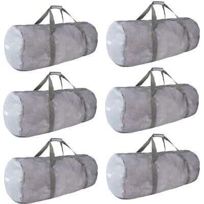 GSE Games & Sports Expert - Large Mesh Sports Equipment Duffel Bag, Scuba Bag with Zipper for Diving Equipment,Gym Gear(Grey) - Gray GSE Games & Sports Expert - Large Mesh Sports Equipment Duffel Bag, Scuba Bag with Zipper for Diving Equipment,Gym Gear(Grey) - Gray