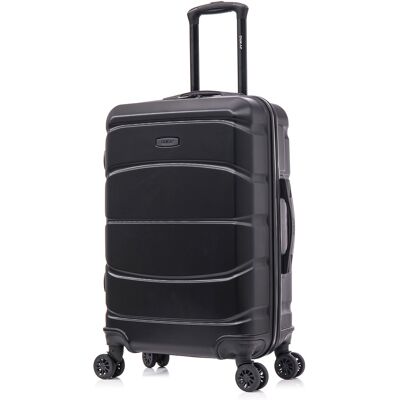 DUKAP - Sense Lightweight Hardside Spinner Luggage 24" - Black DUKAP - Sense Lightweight Hardside Spinner Luggage 24" - Black