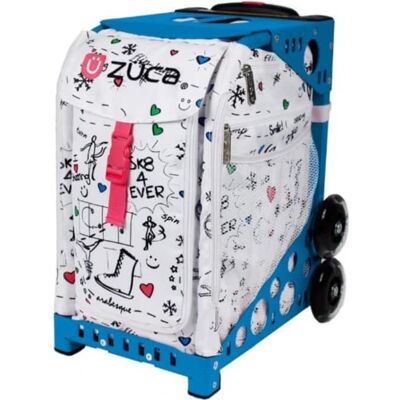 Zuca - SK8 Insert Bag & Sport Frame (Grey) w/ Flashing Wheels - Gray Zuca - SK8 Insert Bag & Sport Frame (Grey) w/ Flashing Wheels - Gray
