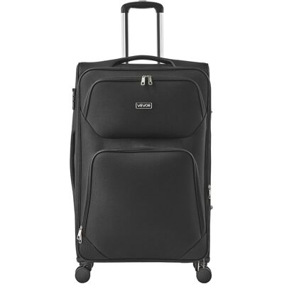 VEVOR - Softside Expandable Luggage with Spinner Wheels, 28-Inch Softside Checked Large Luggage, Lightweight Checked Suitcase - Black VEVOR - Softside Expandable Luggage with Spinner Wheels, 28-Inch Softside Checked Large Luggage, Lightweight Checked Suitcase - Black