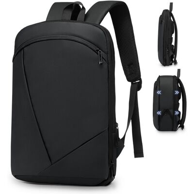 Unique Bargains - Slim Expandable TSA Business Bag for Men, 16" Laptop Compartment, 15L-25L, Lightweight Work Office - Black Unique Bargains - Slim Expandable TSA Business Bag for Men, 16" Laptop Compartment, 15L-25L, Lightweight Work Office - Black